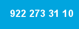 922 273 31 10